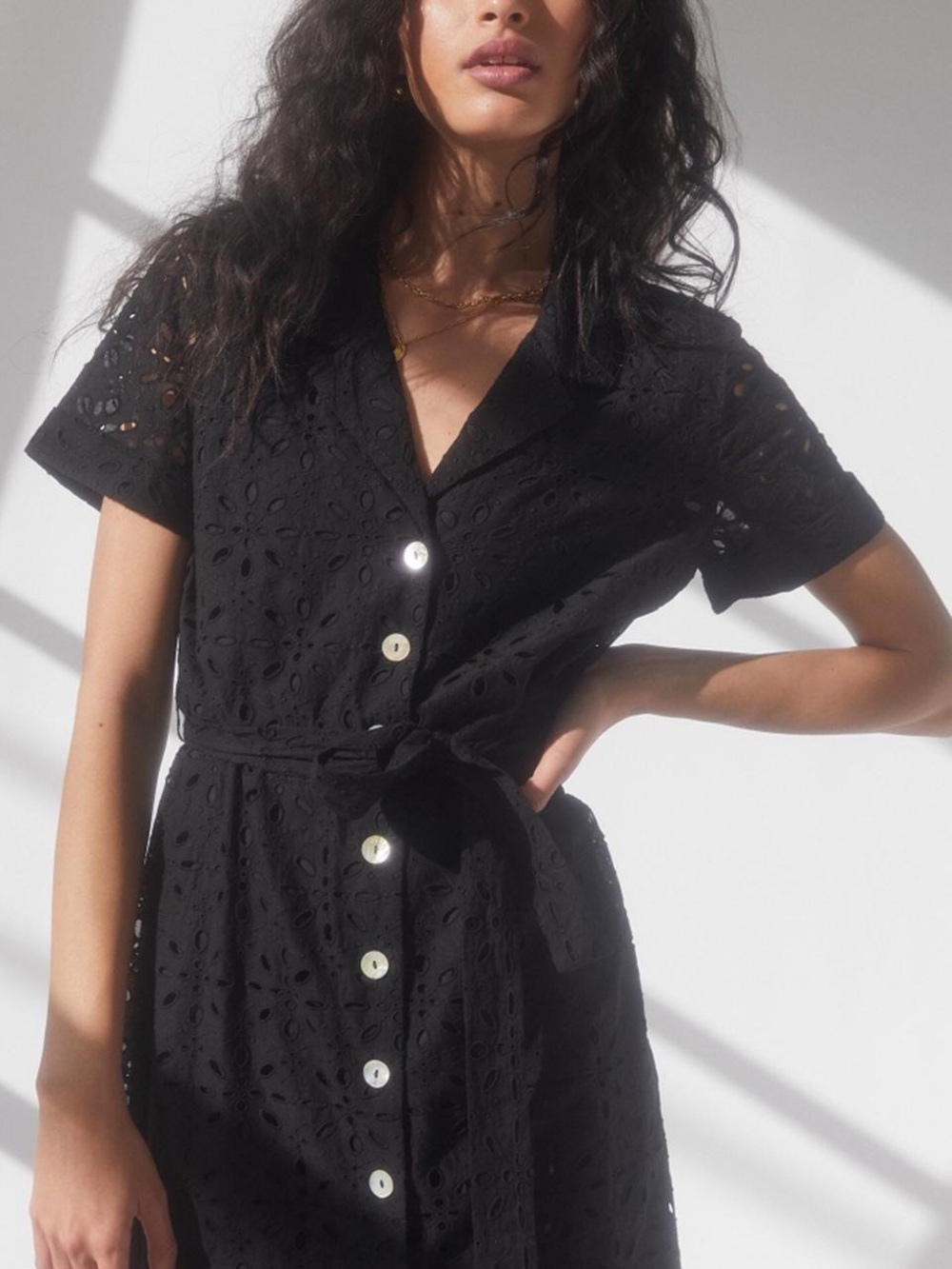 Wilfred Aritzia Button Down Shirt Dress - Picture 2 of 6